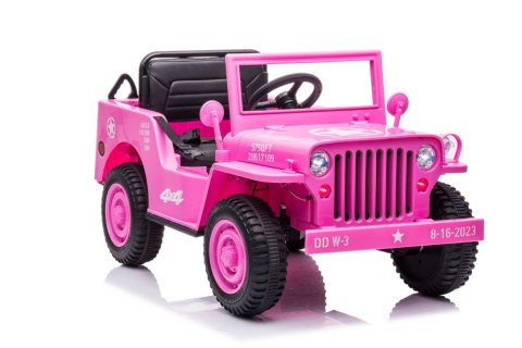 LEAN CARS Auto Na Akumulator JH-103 Różowe 4x4 LEAN CARS Auto Na Akumulator JH-103 Różowe 4x4