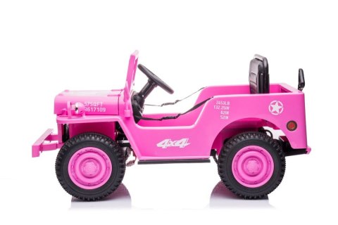 LEAN CARS Auto Na Akumulator JH-103 Różowe 4x4 LEAN CARS Auto Na Akumulator JH-103 Różowe 4x4