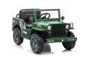LEAN CARS Auto Na Akumulator JH-103 Wojskowa Zieleń 4x4