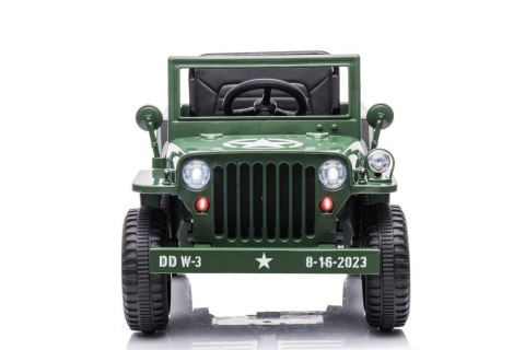 LEAN CARS Auto Na Akumulator JH-103 Wojskowa Zieleń 4x4 LEAN CARS Auto Na Akumulator JH-103 Wojskowa Zieleń 4x4