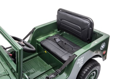 LEAN CARS Auto Na Akumulator JH-103 Wojskowa Zieleń 4x4 LEAN CARS Auto Na Akumulator JH-103 Wojskowa Zieleń 4x4