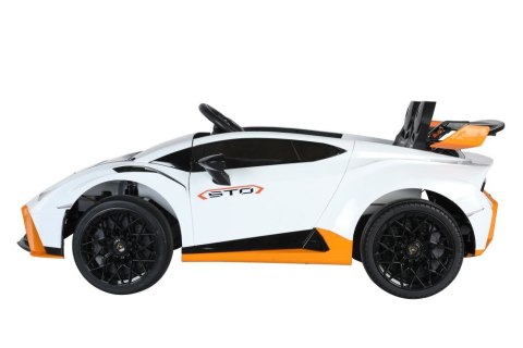 LEAN CARS Auto Na Akumulator Lamborghini STO DRIFT Białe LEAN CARS Auto Na Akumulator Lamborghini STO DRIFT Białe