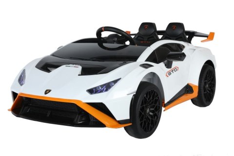 LEAN CARS Auto Na Akumulator Lamborghini STO DRIFT Białe LEAN CARS Auto Na Akumulator Lamborghini STO DRIFT Białe