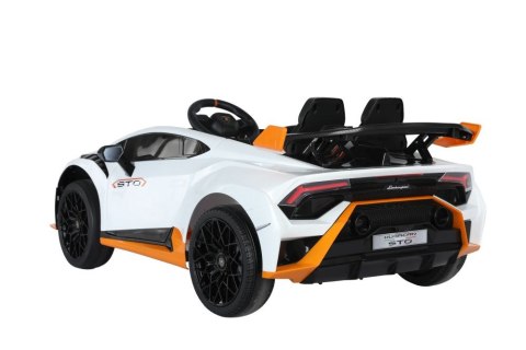 LEAN CARS Auto Na Akumulator Lamborghini STO DRIFT Białe LEAN CARS Auto Na Akumulator Lamborghini STO DRIFT Białe
