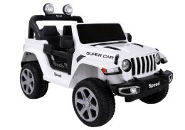 LEAN CARS Pojazd Na Akumulator FT-938 Biały 4x4