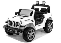 LEAN CARS Pojazd Na Akumulator FT-938 Biały 4x4