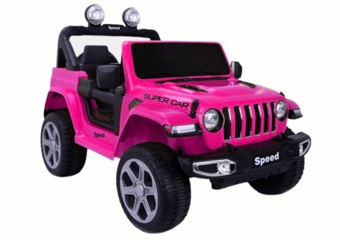 LEAN CARS Pojazd Na Akumulator FT-938 Różowy Lakierowany 4x4 LEAN CARS Pojazd Na Akumulator FT-938 Różowy Lakierowany 4x4