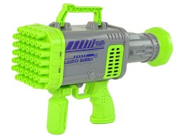 LEAN Toys Maszynka Do Baniek Mydlanych Pistolet Płyn Zielona