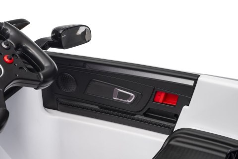 LEAN CARS Auto Na Akumulator Mercedes AMG GT3 Biały LEAN CARS Auto Na Akumulator Mercedes AMG GT3 Biały