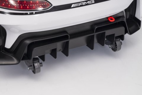 LEAN CARS Auto Na Akumulator Mercedes AMG GT3 Biały LEAN CARS Auto Na Akumulator Mercedes AMG GT3 Biały