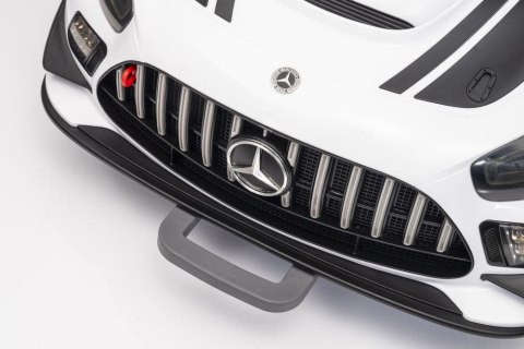 LEAN CARS Auto Na Akumulator Mercedes AMG GT3 Biały LEAN CARS Auto Na Akumulator Mercedes AMG GT3 Biały
