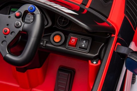 LEAN CARS Auto Na Akumulator Mercedes AMG GT3 Czerwony LEAN CARS Auto Na Akumulator Mercedes AMG GT3 Czerwony
