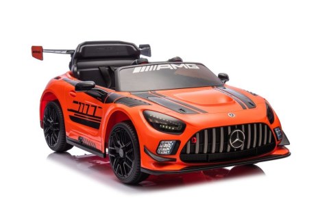 LEAN CARS Auto Na Akumulator Mercedes AMG GT3 Pomarańczowy LEAN CARS Auto Na Akumulator Mercedes AMG GT3 Pomarańczowy