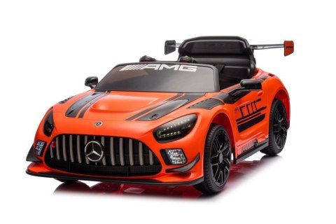 LEAN CARS Auto Na Akumulator Mercedes AMG GT3 Pomarańczowy LEAN CARS Auto Na Akumulator Mercedes AMG GT3 Pomarańczowy