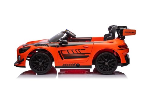 LEAN CARS Auto Na Akumulator Mercedes AMG GT3 Pomarańczowy LEAN CARS Auto Na Akumulator Mercedes AMG GT3 Pomarańczowy
