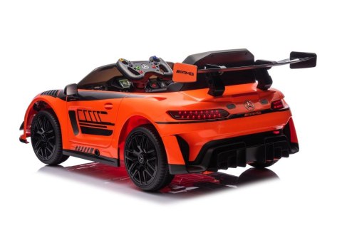 LEAN CARS Auto Na Akumulator Mercedes AMG GT3 Pomarańczowy LEAN CARS Auto Na Akumulator Mercedes AMG GT3 Pomarańczowy