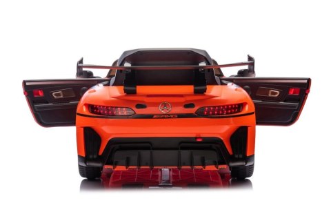 LEAN CARS Auto Na Akumulator Mercedes AMG GT3 Pomarańczowy LEAN CARS Auto Na Akumulator Mercedes AMG GT3 Pomarańczowy