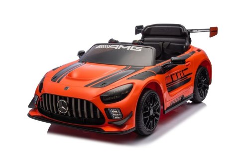 LEAN CARS Auto Na Akumulator Mercedes AMG GT3 Pomarańczowy LEAN CARS Auto Na Akumulator Mercedes AMG GT3 Pomarańczowy