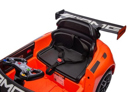LEAN CARS Auto Na Akumulator Mercedes AMG GT3 Pomarańczowy LEAN CARS Auto Na Akumulator Mercedes AMG GT3 Pomarańczowy