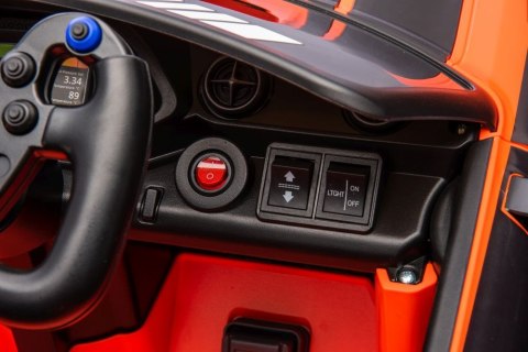LEAN CARS Auto Na Akumulator Mercedes AMG GT3 Pomarańczowy LEAN CARS Auto Na Akumulator Mercedes AMG GT3 Pomarańczowy