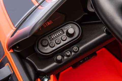LEAN CARS Auto Na Akumulator Mercedes AMG GT3 Pomarańczowy LEAN CARS Auto Na Akumulator Mercedes AMG GT3 Pomarańczowy