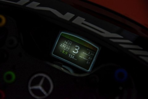 LEAN CARS Auto Na Akumulator Mercedes AMG GT3 Pomarańczowy LEAN CARS Auto Na Akumulator Mercedes AMG GT3 Pomarańczowy