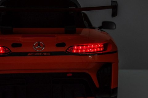 LEAN CARS Auto Na Akumulator Mercedes AMG GT3 Pomarańczowy LEAN CARS Auto Na Akumulator Mercedes AMG GT3 Pomarańczowy