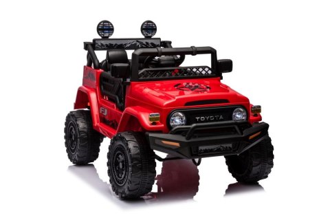 LEAN CARS Auto Na Akumulator Toyota FJ Czerwone 4x4