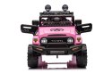 LEAN CARS Auto Na Akumulator Toyota FJ Różowe 4x4