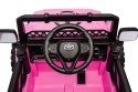 LEAN CARS Auto Na Akumulator Toyota FJ Różowe 4x4