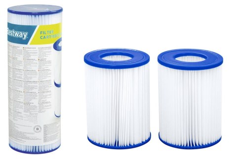 Bestway Filtr do pompy filtrującej Typ II 2szt. Bestway 58094