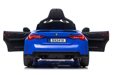 LEAN CARS Auto Na Akumulator BMW M4 Niebieskie LEAN CARS Auto Na Akumulator BMW M4 Niebieskie