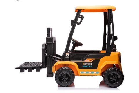LEAN CARS Wózek Widłowy Na Akumulator JCB Żółty LEAN CARS Wózek Widłowy Na Akumulator JCB Żółty