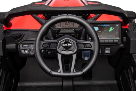 LEAN CARS Auto Na Akumulator Buggy Can-am DK-CA003 Czerwony LEAN CARS Auto Na Akumulator Buggy Can-am DK-CA003 Czerwony