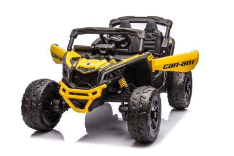 LEAN CARS Auto Na Akumulator Buggy Can-am DK-CA003 Żółty LEAN CARS Auto Na Akumulator Buggy Can-am DK-CA003 Żółty