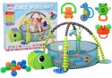 LEAN Toys Mata Leżanka Dla Niemowlaka Basenik Kulki 3w1 Żółw