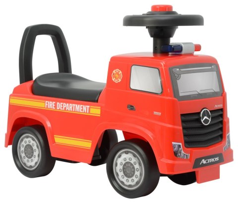 LEAN CARS Jeździk Mercedes Actros Policja 3316A Czerwony LEAN CARS Jeździk Mercedes Actros Policja 3316A Czerwony