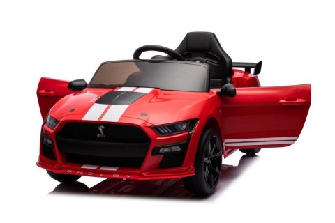 LEAN CARS Pojazd na Akumulator Ford Mustang GT500 Shelby Czerwony LEAN CARS Pojazd na Akumulator Ford Mustang GT500 Shelby Czerwony