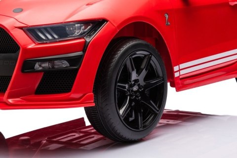LEAN CARS Pojazd na Akumulator Ford Mustang GT500 Shelby Czerwony LEAN CARS Pojazd na Akumulator Ford Mustang GT500 Shelby Czerwony