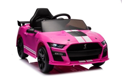 LEAN CARS Pojazd na Akumulator Ford Mustang GT500 Shelby Różowy LEAN CARS Pojazd na Akumulator Ford Mustang GT500 Shelby Różowy