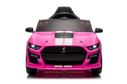 LEAN CARS Pojazd na Akumulator Ford Mustang GT500 Shelby Różowy LEAN CARS Pojazd na Akumulator Ford Mustang GT500 Shelby Różowy