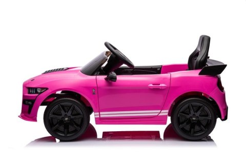 LEAN CARS Pojazd na Akumulator Ford Mustang GT500 Shelby Różowy LEAN CARS Pojazd na Akumulator Ford Mustang GT500 Shelby Różowy