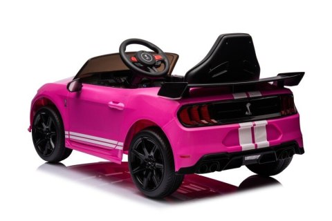 LEAN CARS Pojazd na Akumulator Ford Mustang GT500 Shelby Różowy LEAN CARS Pojazd na Akumulator Ford Mustang GT500 Shelby Różowy