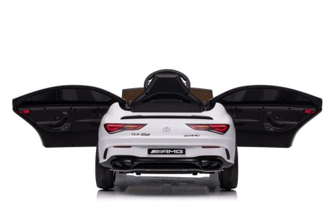 LEAN CARS Auto Na Akumulator Mercedes CLA 45s AMG Biały 4x4 LEAN CARS Auto Na Akumulator Mercedes CLA 45s AMG Biały 4x4