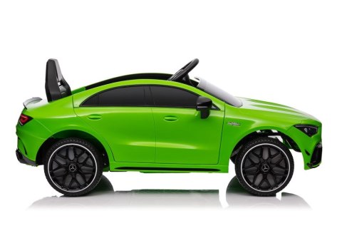 LEAN CARS Auto Na Akumulator Mercedes CLA 45s AMG Zielony 4x4 LEAN CARS Auto Na Akumulator Mercedes CLA 45s AMG Zielony 4x4