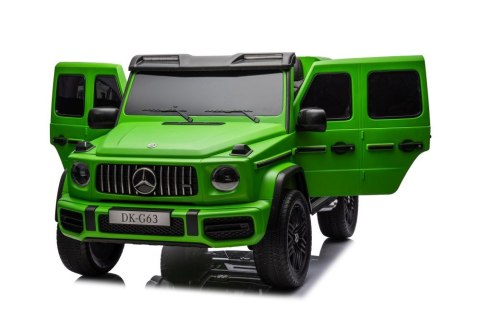 LEAN CARS Auto Na Akumulator Mercedes G63 XXL Zielony Lakierowany 4x4 LEAN CARS Auto Na Akumulator Mercedes G63 XXL Zielony Lakierowany 4x4