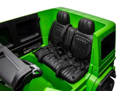 LEAN CARS Auto Na Akumulator Mercedes G63 XXL Zielony Lakierowany 4x4 LEAN CARS Auto Na Akumulator Mercedes G63 XXL Zielony Lakierowany 4x4