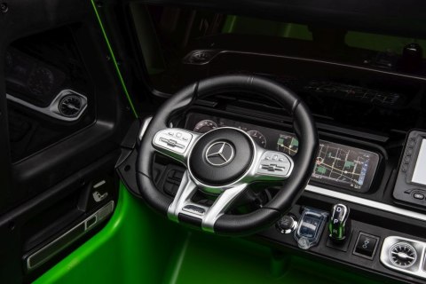 LEAN CARS Auto Na Akumulator Mercedes G63 XXL Zielony Lakierowany 4x4 LEAN CARS Auto Na Akumulator Mercedes G63 XXL Zielony Lakierowany 4x4