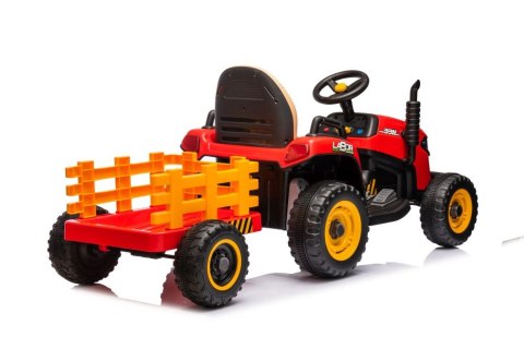LEAN CARS Traktor Na Akumulator BBH-030 Czerwony LEAN CARS Traktor Na Akumulator BBH-030 Czerwony
