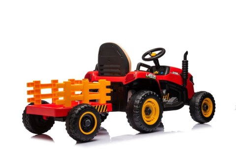 LEAN CARS Traktor Na Akumulator BBH-030 Czerwony LEAN CARS Traktor Na Akumulator BBH-030 Czerwony